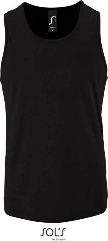 SOL´S Sporty TT Men Pánské sportovní tílko 25.2073 black - Pro muže pro muže trička, tílka, košile