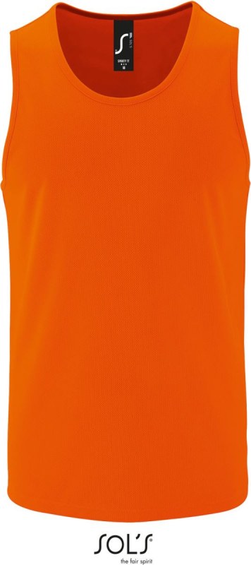 SOL´S Sporty TT Men Pánské sportovní tílko 25.2073 neon orange