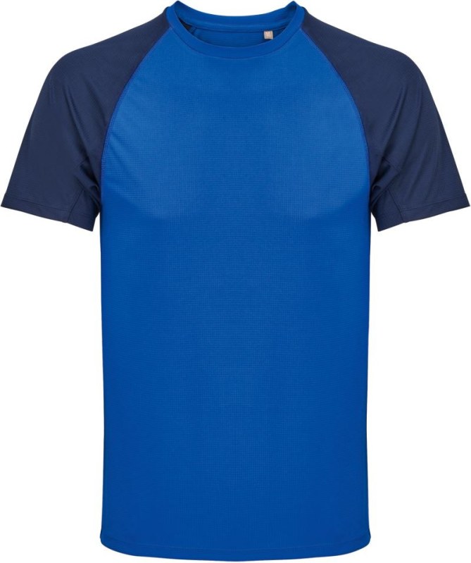 SOL´S Vortex Pánské raglánové sportovní tričko 25.4787 french navy/royal blue - Pro muže pro muže trička, tílka, košile
