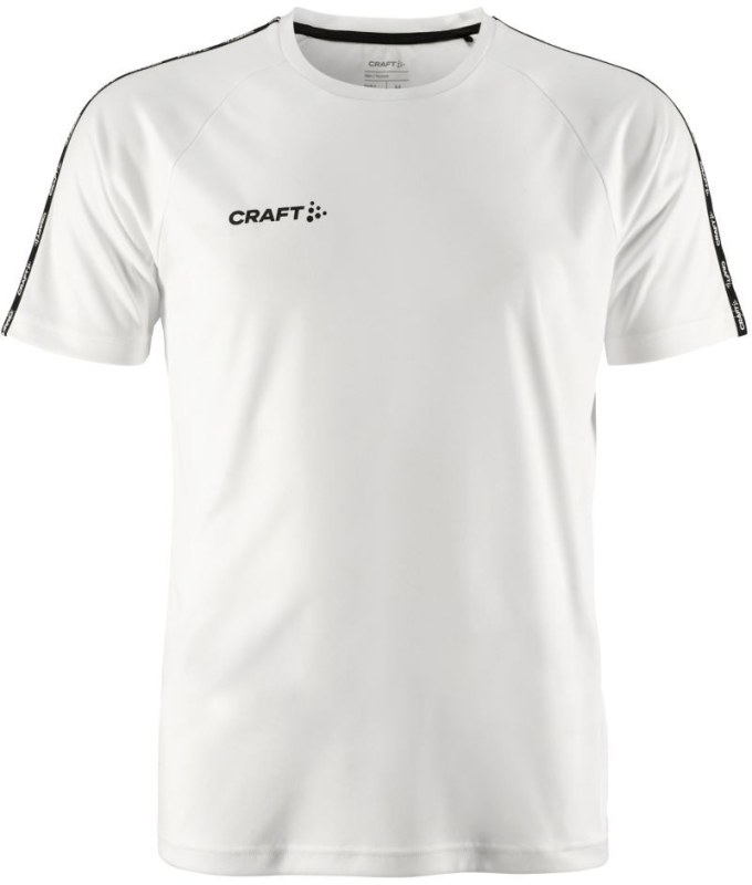 Craft Teamwear Squad Go Contrast Jersey M Pánské kontrastní sportovní tričko 82.2725 white - Pro muže pro muže trička, tílka, košile