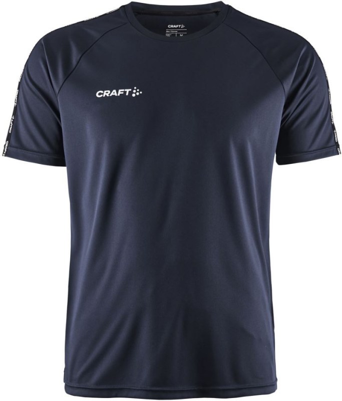 Craft Teamwear Squad Go Contrast Jersey M Pánské kontrastní sportovní tričko 82.2725 navy - Pro muže pro muže trička, tílka, košile