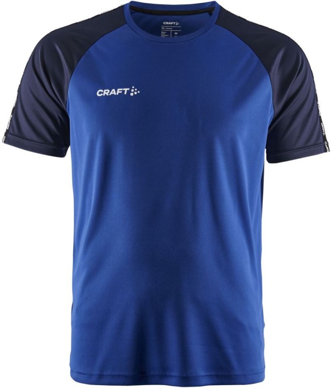 Craft Teamwear Squad Go Contrast Jersey M Pánské kontrastní sportovní tričko 82.2725 club cobolt/navy - Pro muže pro muže trička, tílka, košile