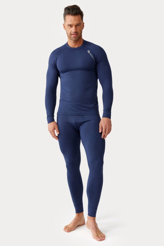 Termo prádlo Rough Radical Warm Navy Blue - Pro muže soupravy