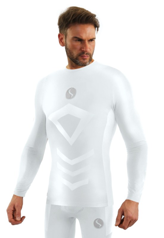 Sesto Senso Thermo Longsleeve Top CL40 White - Pro muže spodní prádlo a plavky