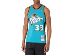 Mitchell & Ness Detroit Pistons NBA Swingman Road Jersey Pistons 98 Grant Hill M SMJYGS18164-DPITEAL98GHI Pánské oblečení