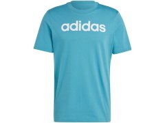 Tričko adidas Essentials Single Jersey Linear s vyšitým logem M IJ8655