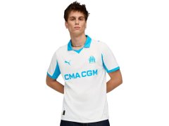 Pánské dresy Puma Olympique Marseille Home Jersey Replica white 779801 01 pánské