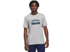 Pánské tričko adidas Sportsman Mountain Graphic T-shirt light grey KC9253 pánské