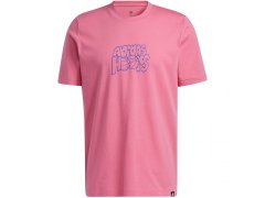 Pánské tričko adidas Lil Stripe adidas Hoops Graphic Tee M GS7220 T-Shirt