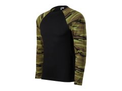 Pánské tričko Malfini Camouflage LS M MLI-16634 camouflage green
