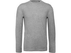 B&C Inspire LSL T /men_° Pánské tričko s&nbsp;dlouhým rukávem 01.TM70 sport grey