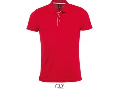 SOL´S Performer Men Pánské piqué sportovní polo 25.1199 red