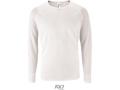 SOL´S Sporty LSL Men Pánské sportovní tričko s dlouhým rukávem 25.2071 white