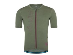 Pánský cyklo dres Petrana-m khaki - Kilpi