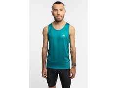 Sportovní top Rough Radical Aero Run Turquoise