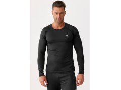 Rough Radical Tričko Vital Zip Ls Black