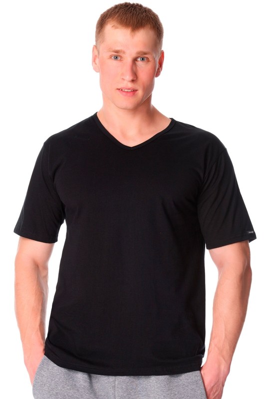 Pánské tričko 201 Authentic černá - CORNETTE - Pro muže trička, tílka, košile