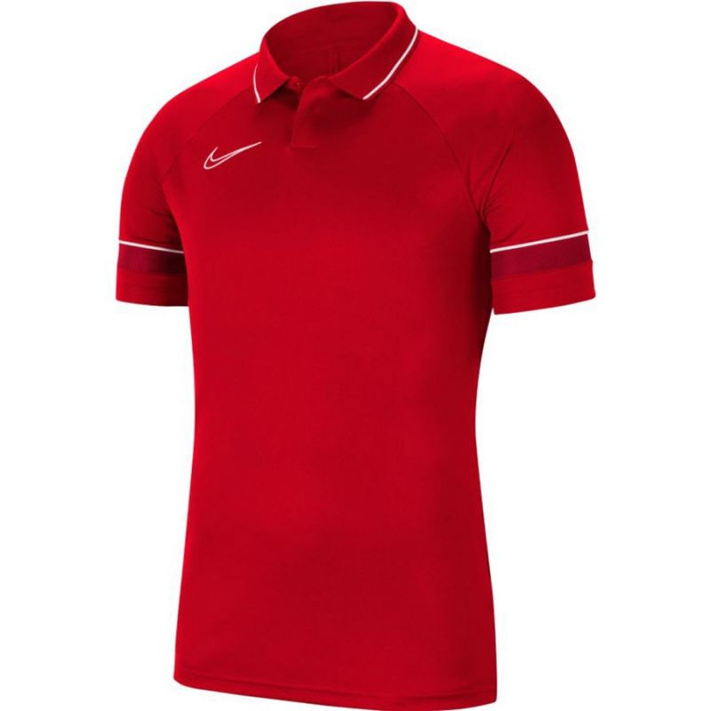 Pánské fotbalové polo tričko Dry Academy 21 M CW6104 657 červené - Nike - Pro muže trička, tílka, košile