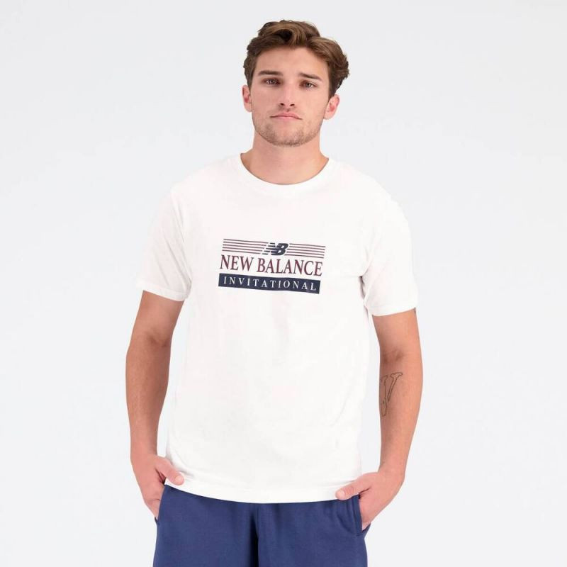 New Balance Sport Core Cotton Jersey S WT M MT31906WT tričko - Pro muže trička, tílka, košile