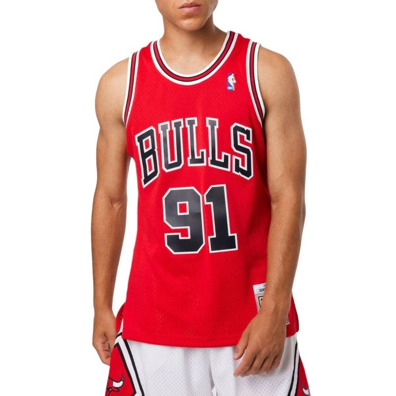 Mitchell & Ness Chicago Bulls NBA Dennis Rodman M tričko SMJYGS18154-CBUSCAR97DRD pánské - Pro muže trička, tílka, košile