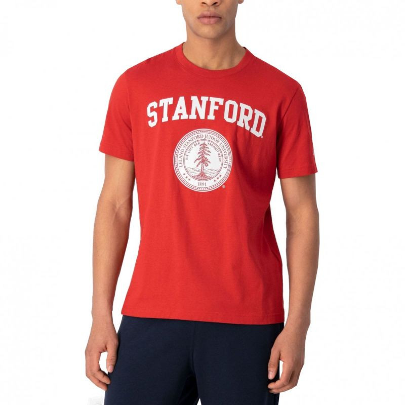 Tričko Champion Stanford University Crewneck M 218572.RS010 - Pro muže trička, tílka, košile
