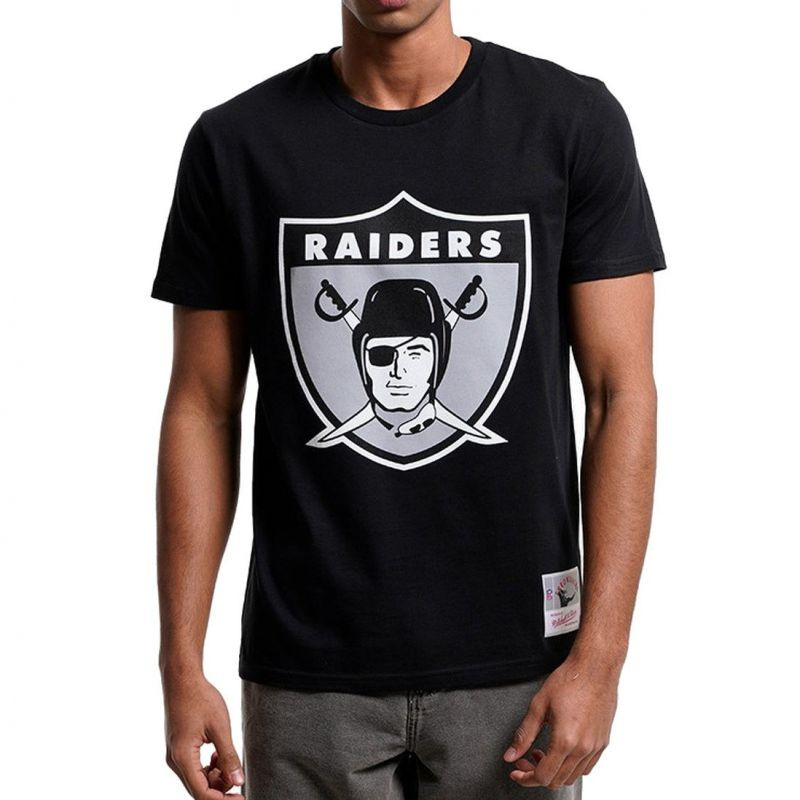 Mitchell & Ness NFL Team Logo Tee Oakland Raiders M BMTRINTL1053-ORABLCKT tričko - Pro muže trička, tílka, košile