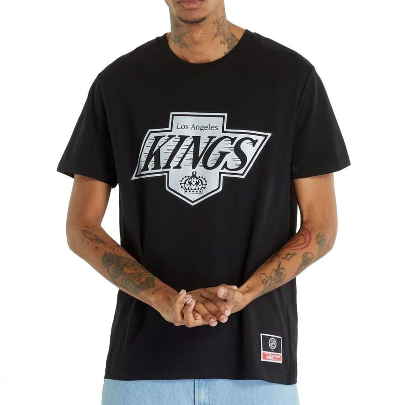 Mitchell & Ness NHL Team Logo Tee Los Angeles Kings M BMTRINTL1180-LAKBLCK tričko - Pro muže trička, tílka, košile