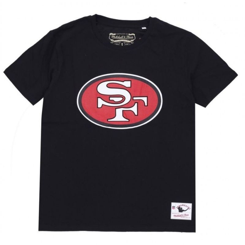 Mitchell & Ness NFL Team Logo Tee San Francisco M 49ERSS BMTRINTL1053-SF4BLCK T-Shirt - Pro muže trička, tílka, košile