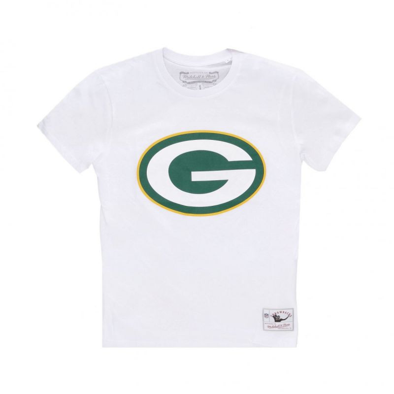 Mitchell & Ness tričko NFL Team Logo Tee Green Bay Pacers M BMTRINTL1053-GBPWHIT - Pro muže trička, tílka, košile