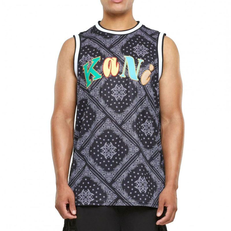 Karl Kani Woven Signature Paisley Basketball Tank M 6031440 Košile - Pro muže trička, tílka, košile
