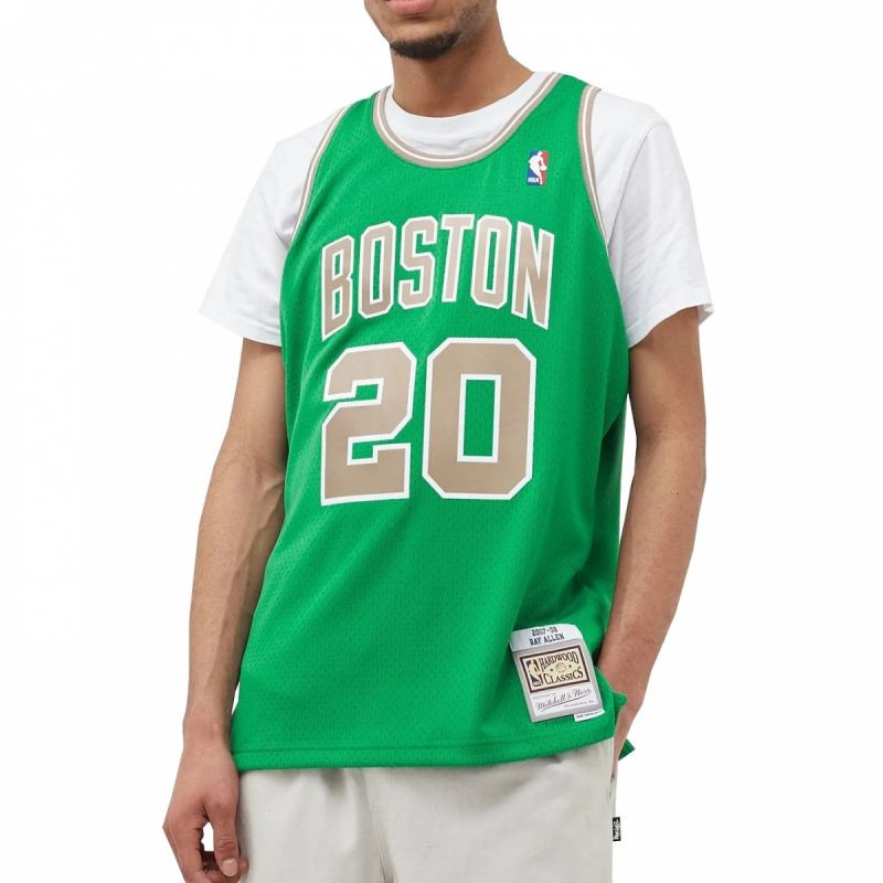 Mitchell &Ness NBA Boston Celtics Swingman Jersey Celtics 07 Ray Allen SMJYGS20008-BCEKYGN07RAL pánské oblečení - Pro muže trička, tílka, košile