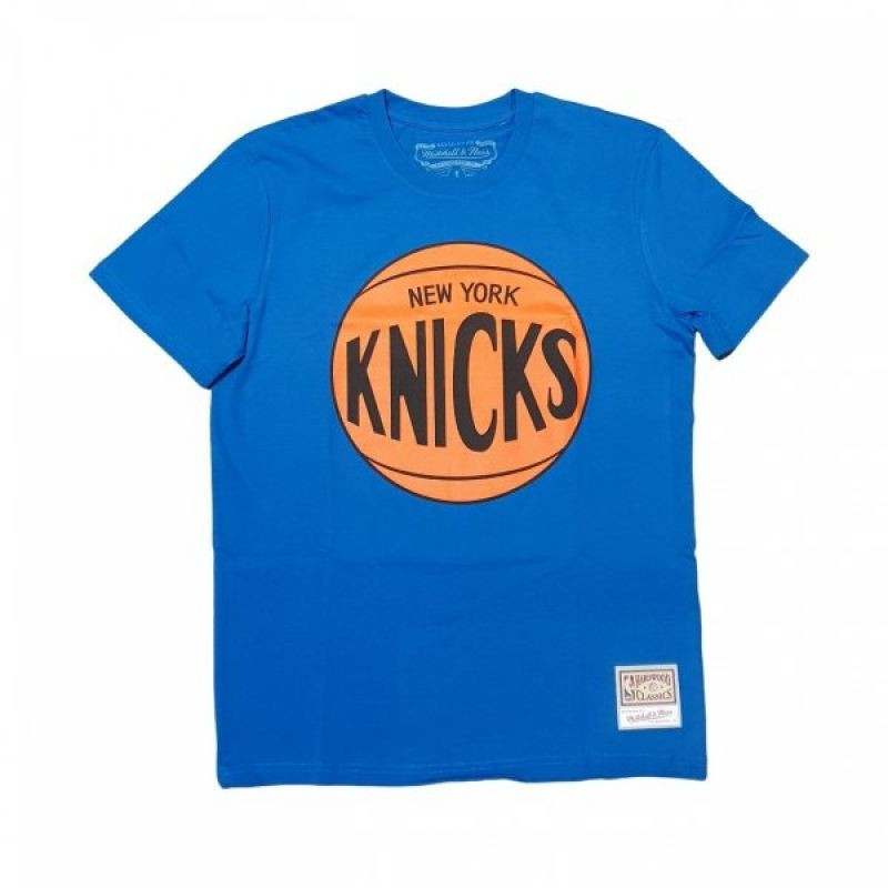 Mitchell &Ness NBA New York Knicks Team Logo Tee M BMTRINTL1268-NYKROYA tričko - Pro muže trička, tílka, košile