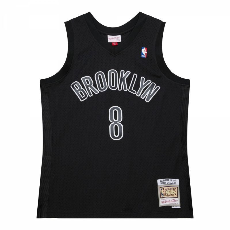 Mitchell & Ness NBA Swingman Brooklyn Nets Deron Williams M t-shirt SMJY6513-BNE12DWMBLCK pánské - Pro muže trička, tílka, košile