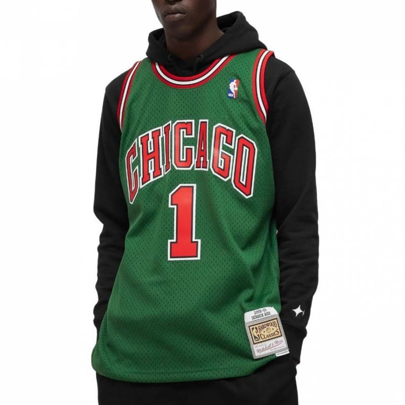 Mitchell & Ness NBA Swingman Chicago Bulls Derrick Rose M tričko SMJYCP19241-CBUDKGN08DRS pánské - Pro muže trička, tílka, košile