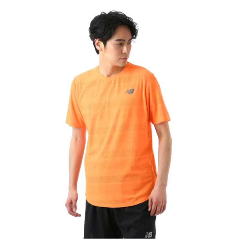 New Balance Q Speed Jacquard SS Tee M MT13277VIB tričko - Pro muže trička, tílka, košile