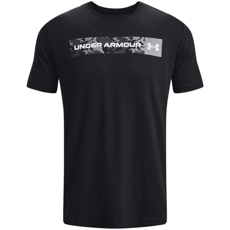 Tričko Under Armour Camo Chest Stripe SS M 1376830 001 pánské - Pro muže trička, tílka, košile