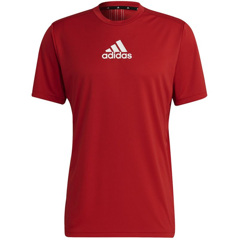 Adidas Primeblue Sportovní tričko s 3 pruhy Designed To M GM4318 - Pro muže trička, tílka, košile