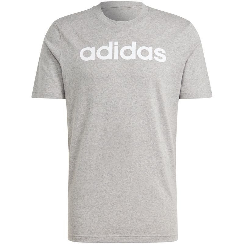 Adidas Essentials Single Jersey Lineární vyšívané logo Tee M IC9277 Muži - Pro muže trička, tílka, košile
