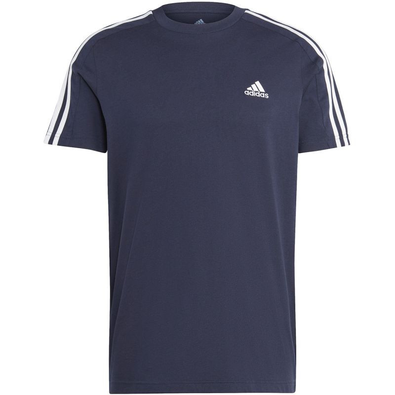 Pánské tričko adidas Essentials Single Jersey 3-Stripes Tee M IC9335 - Pro muže trička, tílka, košile