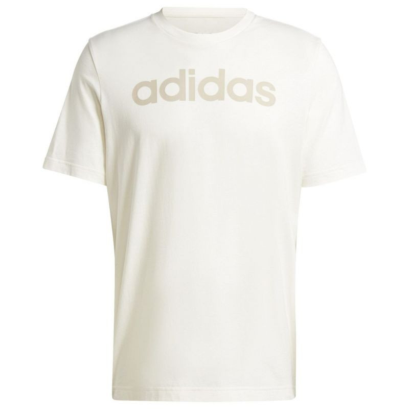 Adidas Essentials Single Jersey Lineární vyšívané logo Tee M IS1345 Muži - Pro muže trička, tílka, košile