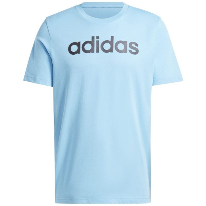 Adidas Essentials Single Jersey Lineární vyšívané logo Tee M IS1350 Muži - Pro muže trička, tílka, košile