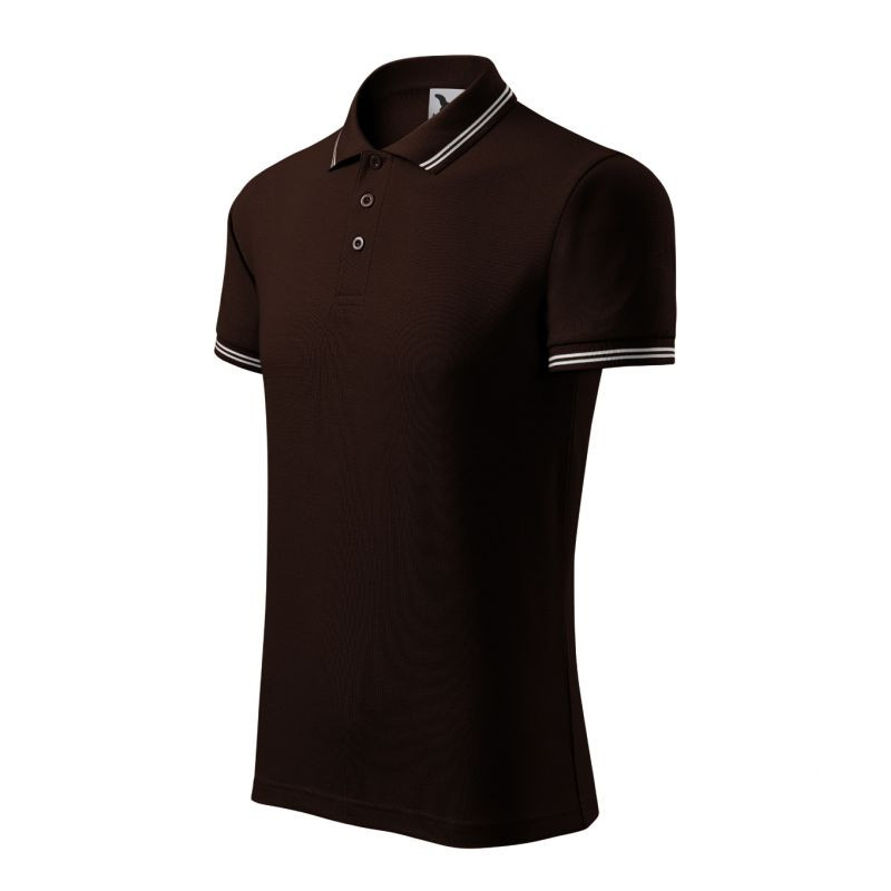 Polokošile Malfini Urban M MLI-21927 coffee - Pro muže trička, tílka, košile