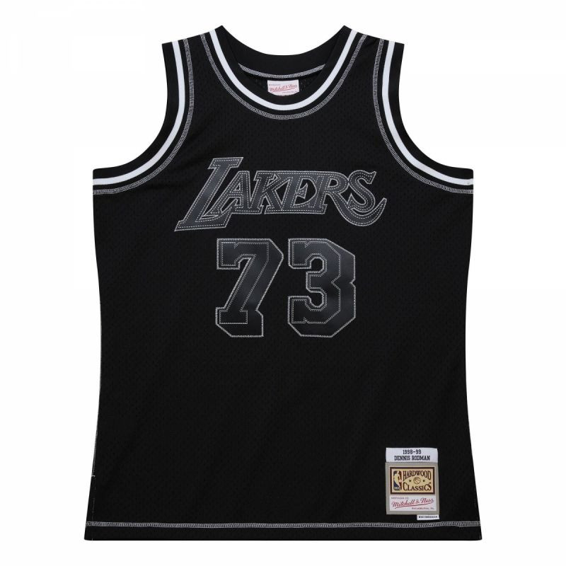 Mitchell & Ness NBA Contrast 2K Swingman Jersey Lakers 1998 Dennis Rodman M TFSM6784-LAL98DRDBLCK pánské