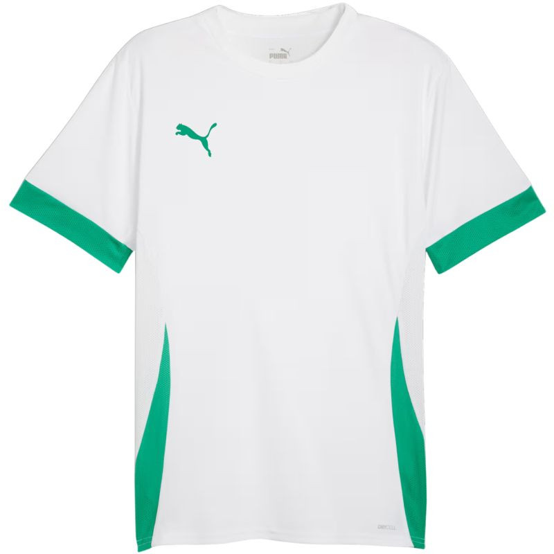 Pánský dres Puma teamGoal Matchday Jersey white and green 705747 15 pánské - Pro muže trička, tílka, košile