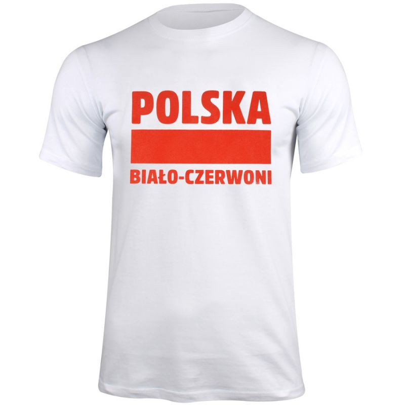 Unisex tričko Polsko bílá/červená S337909