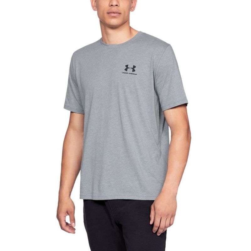 Pánské tričko UA Sportstyle SS M 1326799 šedá - Under Armour - Pro muže trička, tílka, košile