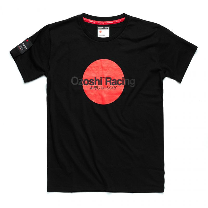 Ozoshi Yoshito pánské tričko M černá O20TSRACE005 - Pro muže trička, tílka, košile
