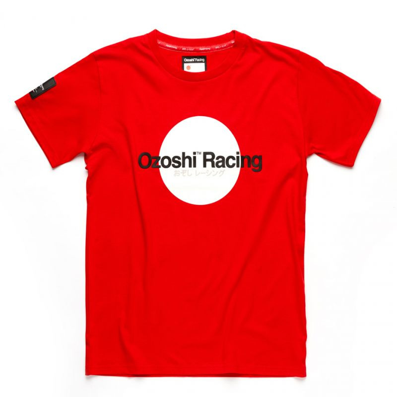 Ozoshi Yoshito pánské tričko M červená O20TSRACE005 - Pro muže trička, tílka, košile