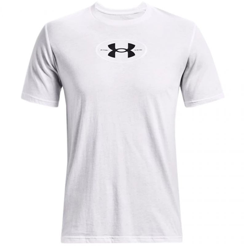 Pánské tričko Repeat Ss M 1371264 100 s grafikou - Under Armour - Pro muže trička, tílka, košile