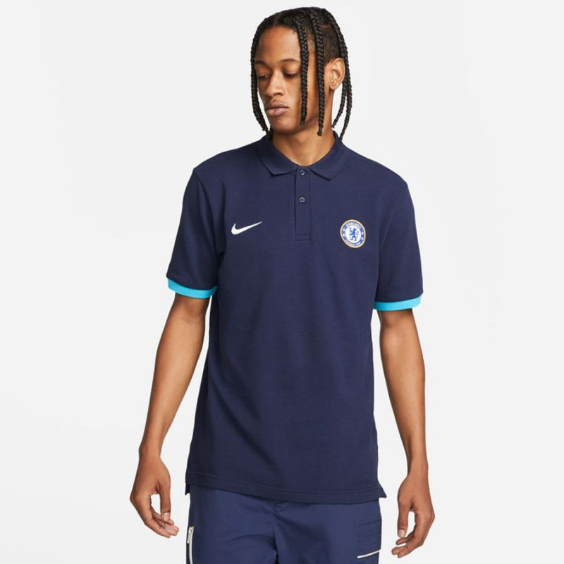 Pánské polo tričko Chelsea FC M DJ9694 419 - Nike - Pro muže trička, tílka, košile
